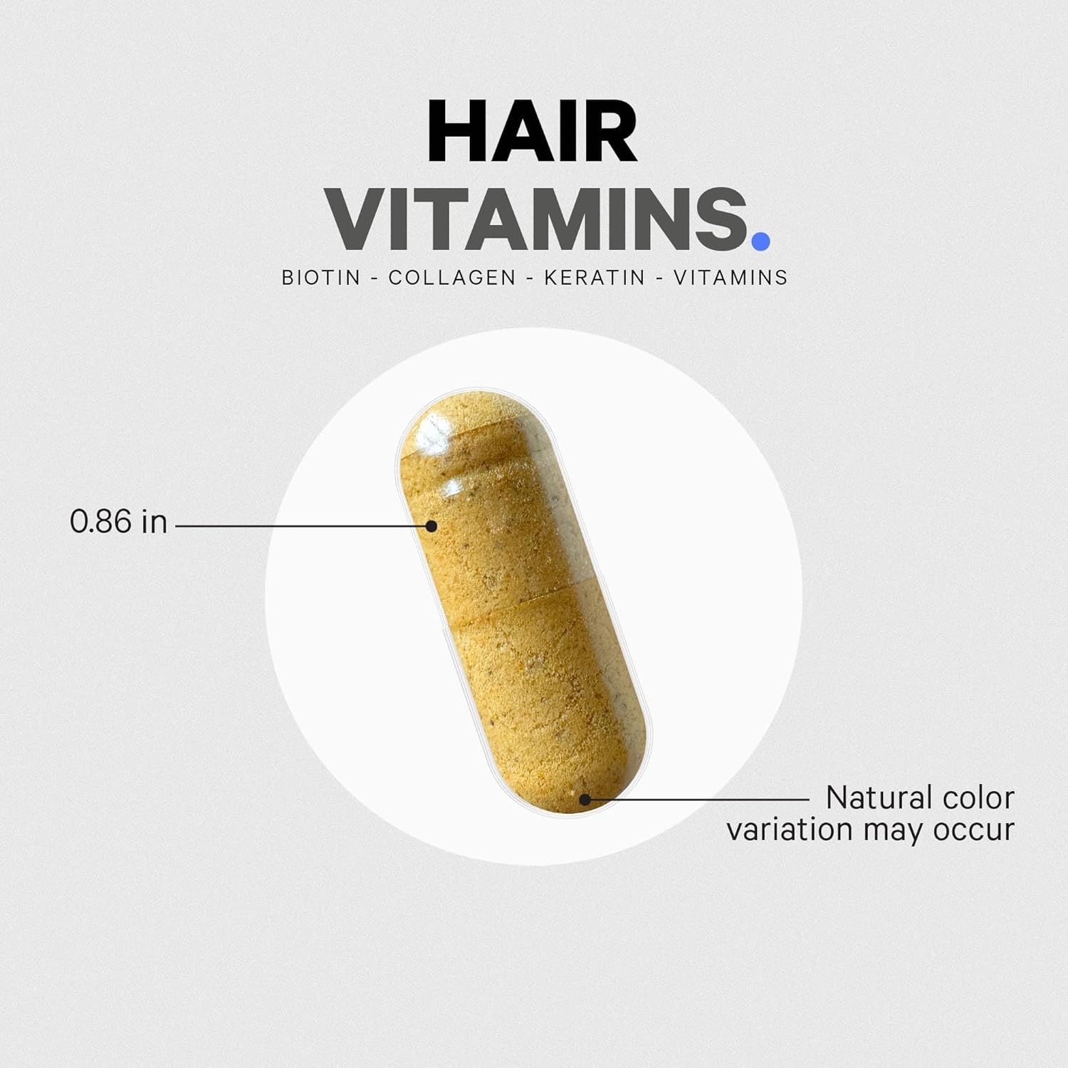 Codeage Hair Vitamins 10000 mcg Biotin, Keratin, Collagen, Vitamin A, B12, C, D3, E, Zinc, 120 Capsules